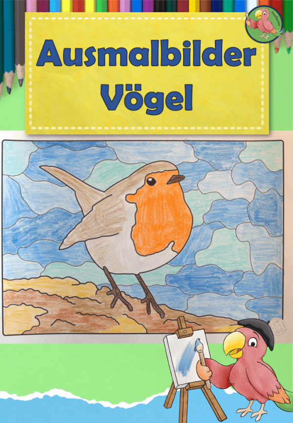 Ausmalbilder Vögel