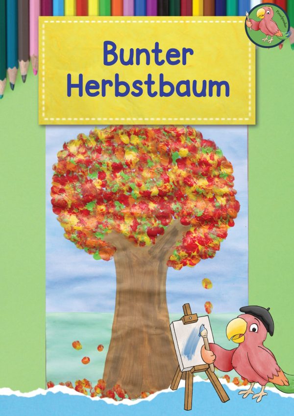 Bunter Herbstbaum, Daumendruck