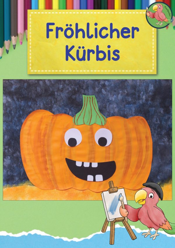 Fröhlicher Kürbis