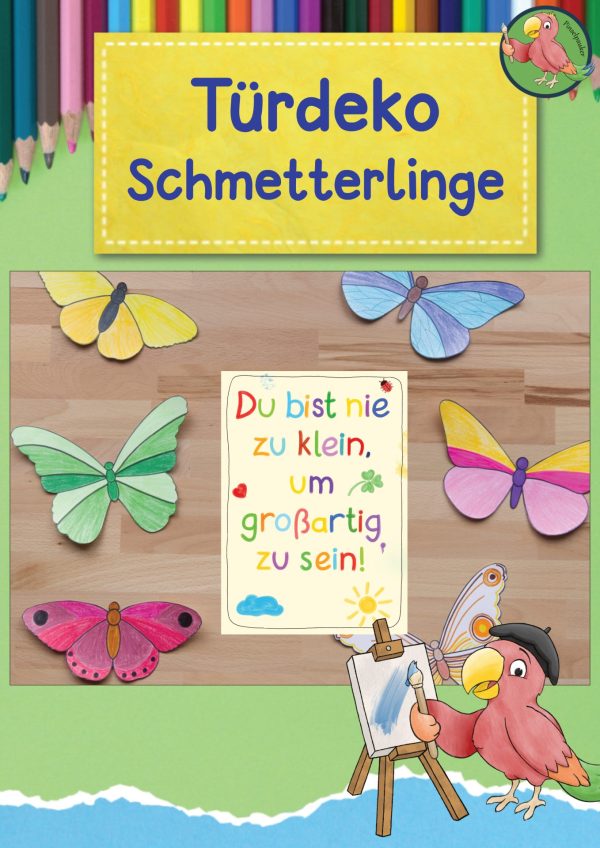 Türdekoration Schmetterlinge