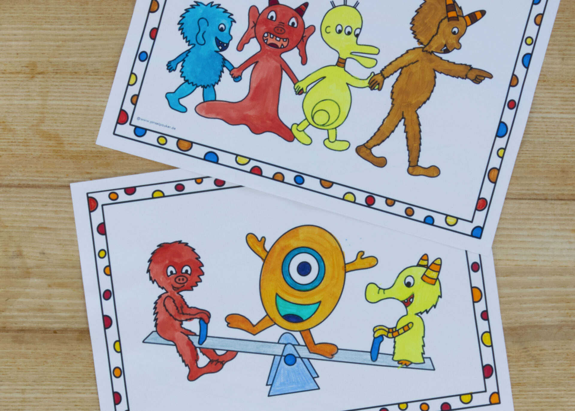 Farben mischen mit Monsterchen – Bild 2