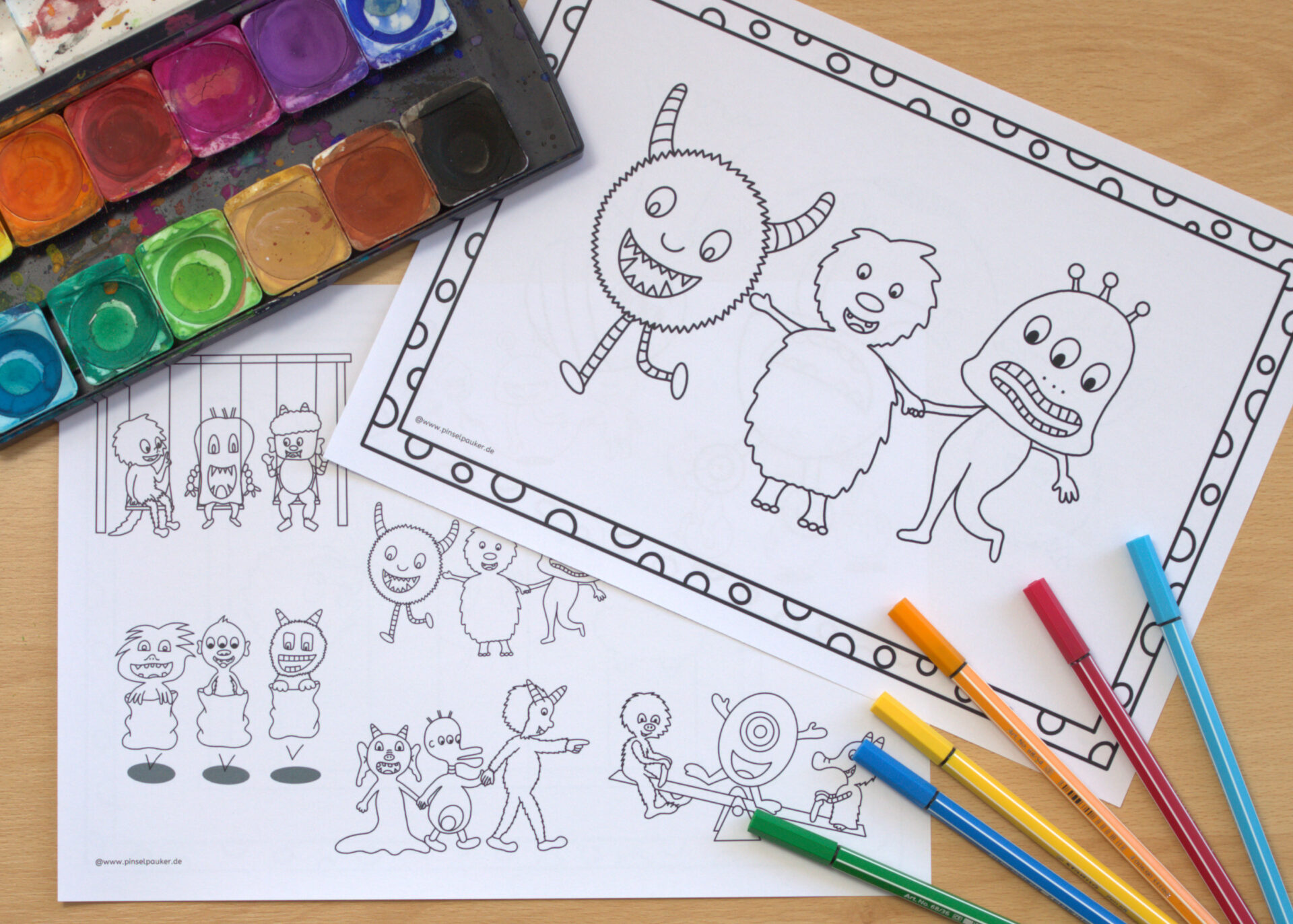 Farben mischen mit Monsterchen – Bild 3