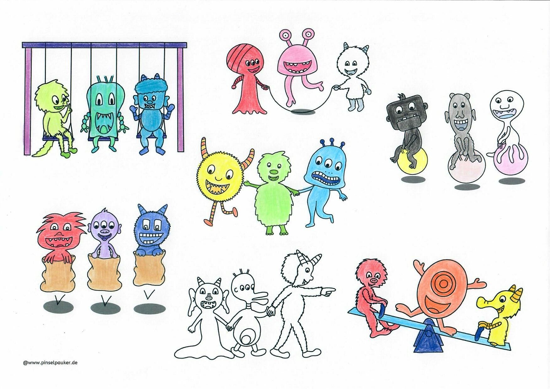 Farben mischen mit Monsterchen – Bild 4