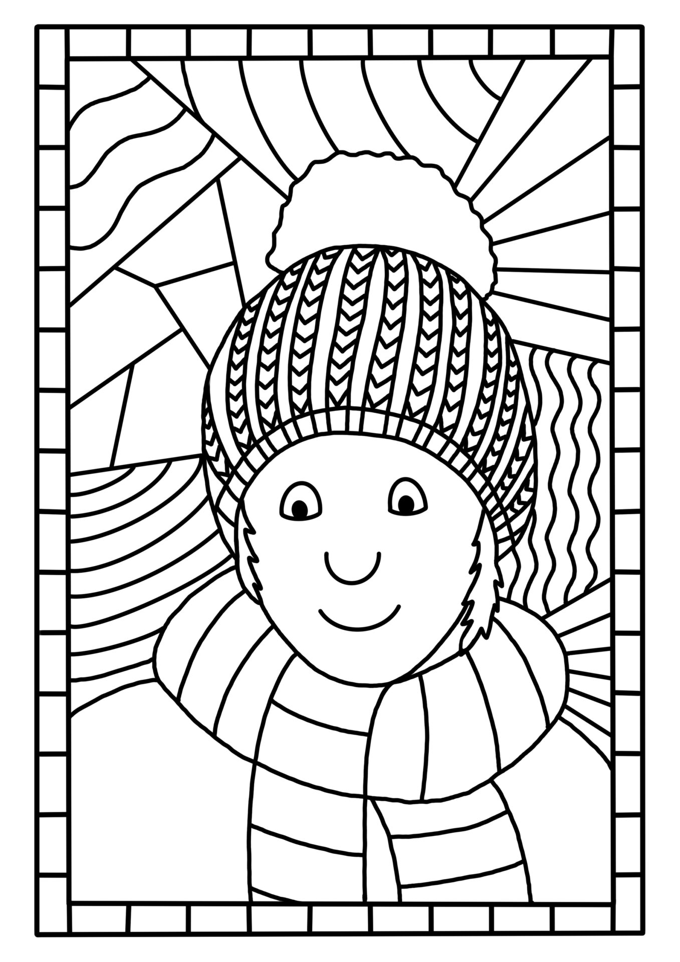 Ausmalbilder passend zum Winter/ Weihnachten – Bild 3