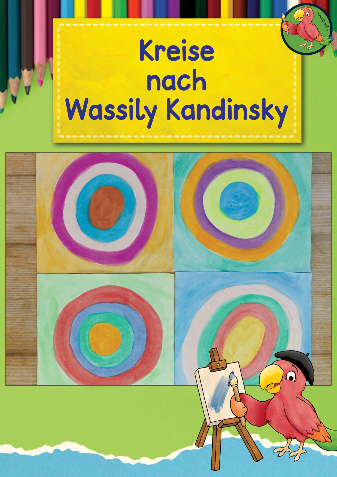Anleitung Kreise nach Kandinsky
