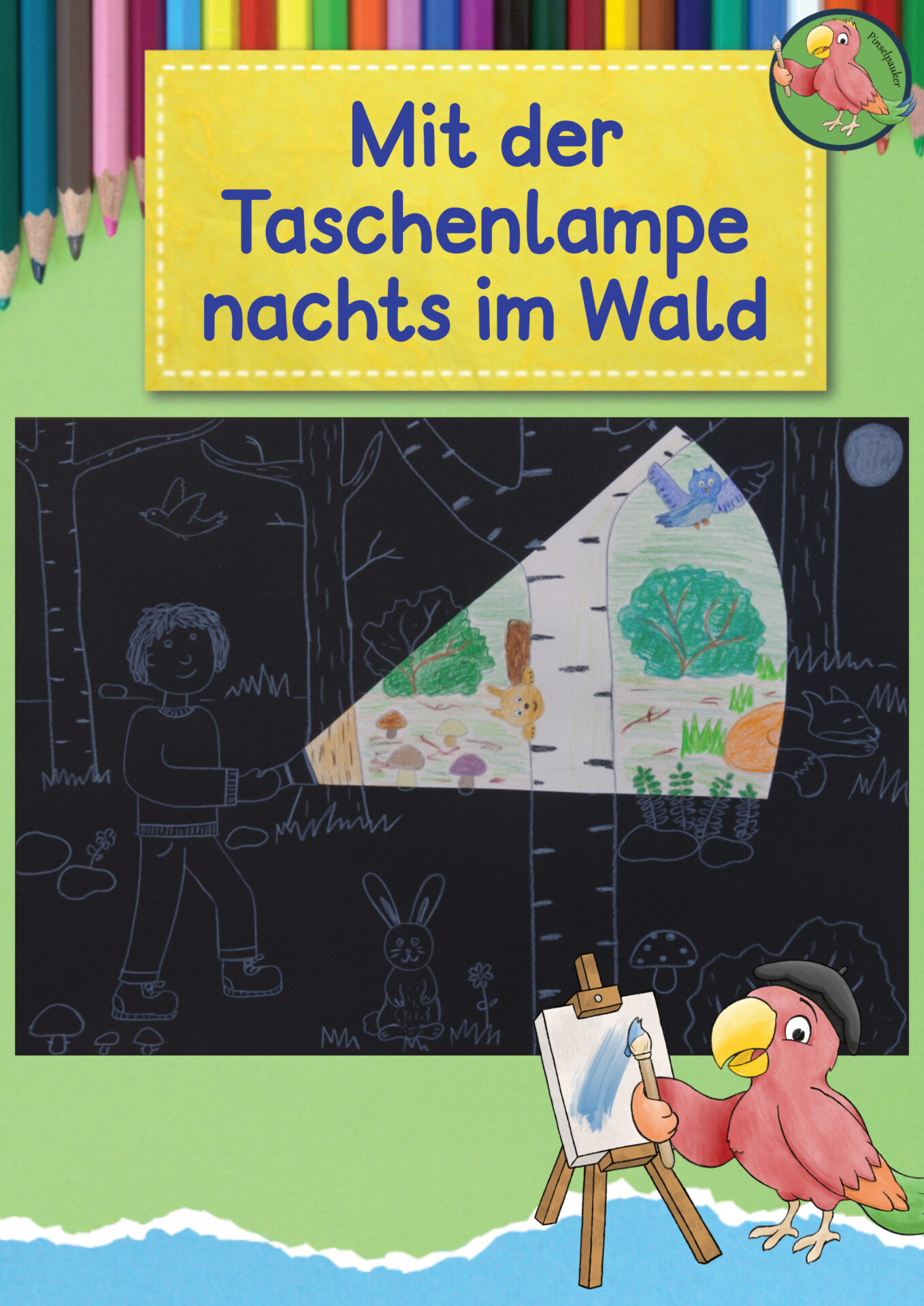Anleitung Taschenlampe im Wald