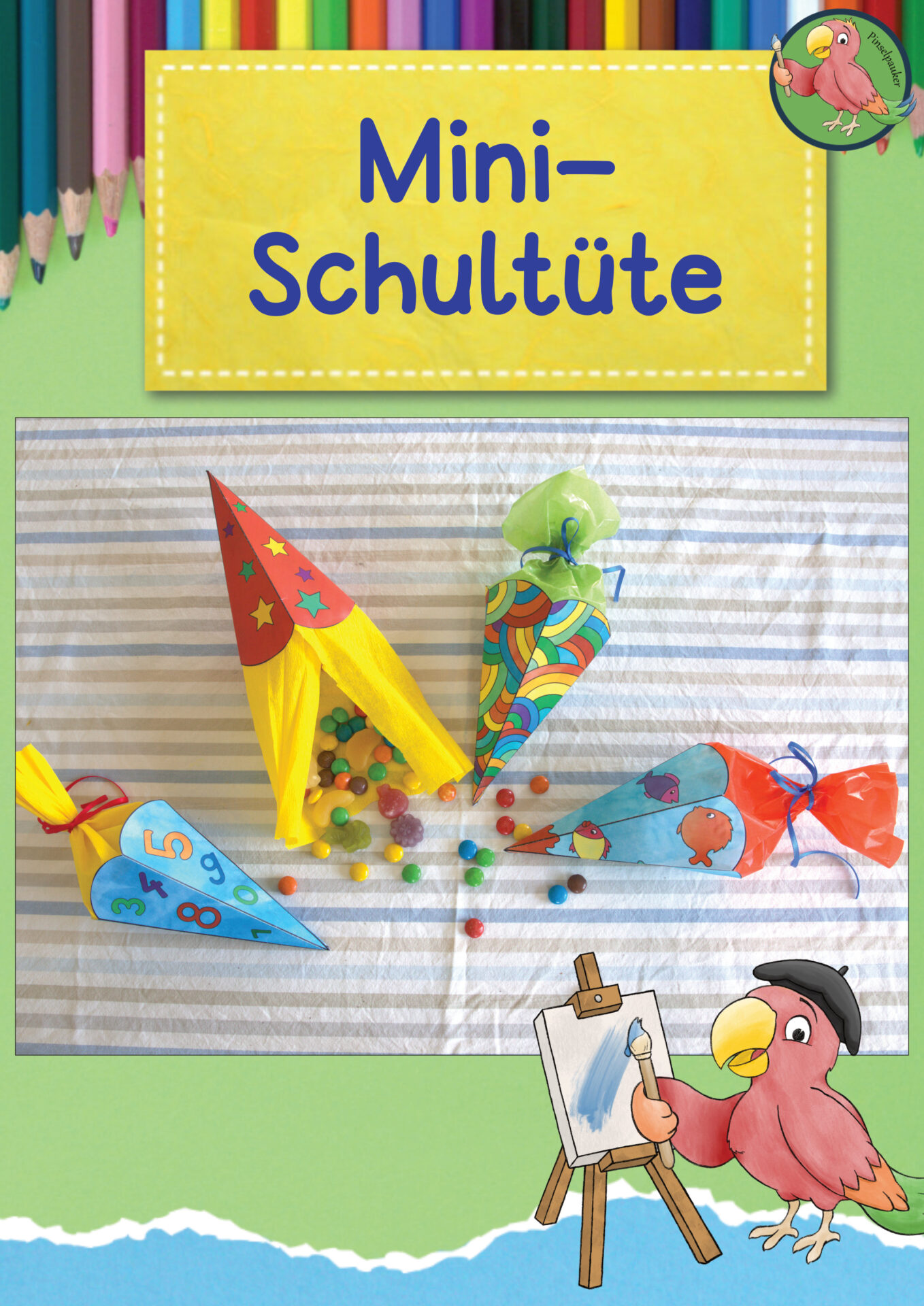 Anleitung Mini-Schultüte