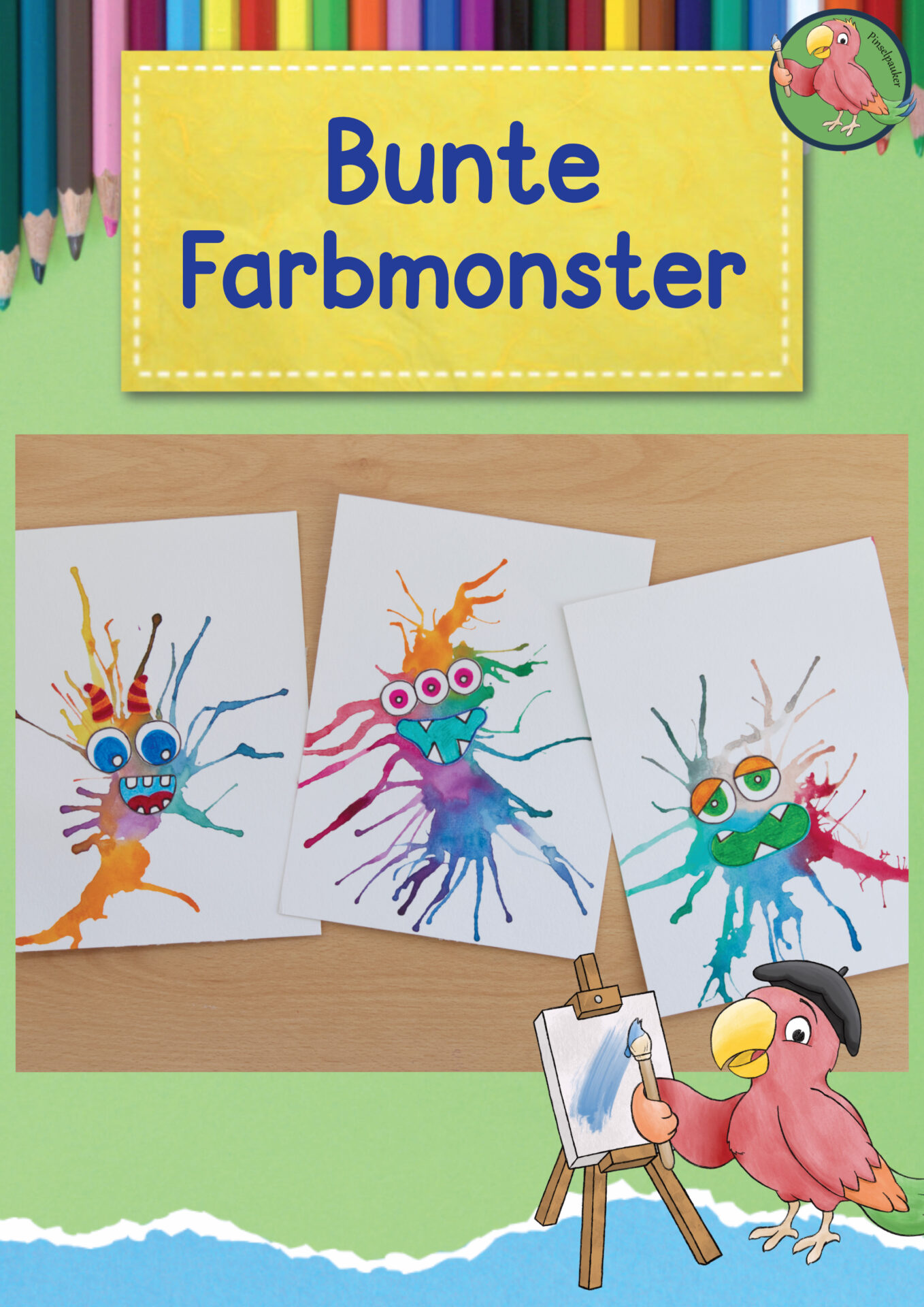 Anleitung Bunte Monster