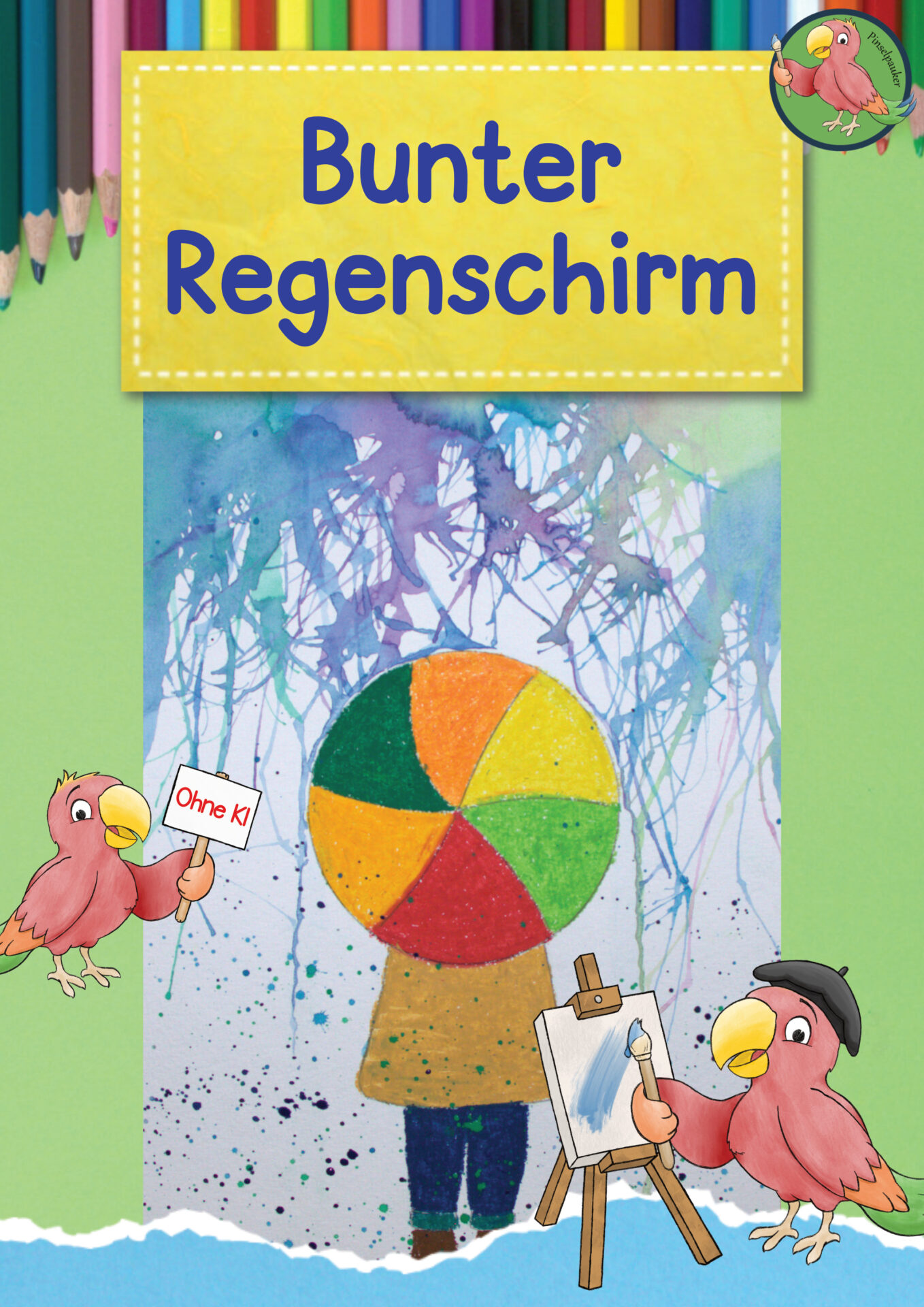Anleitung Bunter Regenschirm