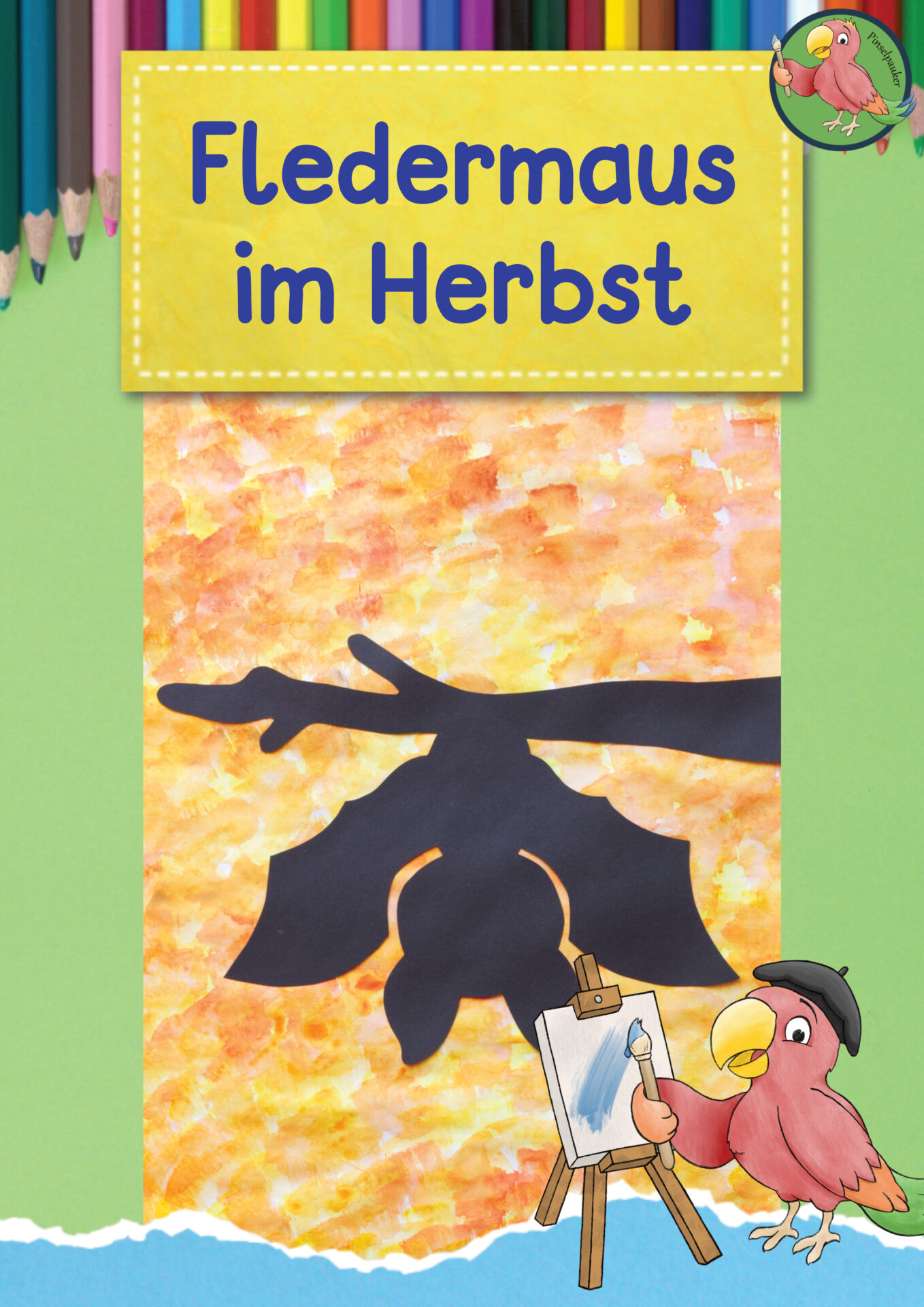 Anleitung Fledermaus im Herbst